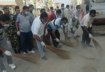 मुख्यमन्त्री राउत जनकपुरके पक्की सडकमे लगएले छत झारु