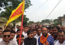 राजपुरमा हिन्दू मुस्लिम समुदायको सहभागिता निकालियो कलश शोभायात्रा