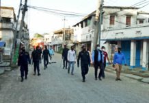 लकडाउन प्रभावकारी बनाउन गौरमा मार्चपास