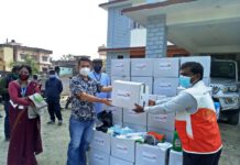 वल्र्ड भिजन इंटरनेशनल नेपालले हस्तानांन्तरण गरे ३० सेट पीपीई