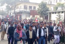 सरकारको विरुद्ध कांग्रेसको रौतहटमा वृहद प्रदर्शन