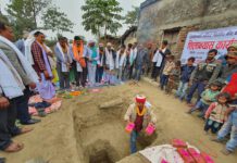 मेयर गुप्ताद्वारा रामजानकी मन्दिर सिलान्यास