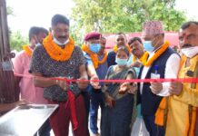 तिन वटा भवनको मेयर गुप्ताले गरे उदघाटन