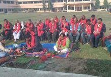 जुद्ध नमुना विद्यालयको भवनको शिलान्यास